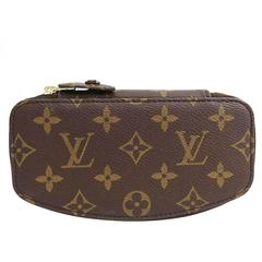 Louis Vuitton Monogram Canvas Small Articles Men's Zip Pouch Travel Storage Bag 