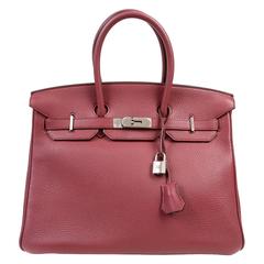 Hermès Bois de Rose 35 cm Birkin- Togo, PHW 2