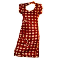 Stunning Prada Printed Pleated Silk Dress 6