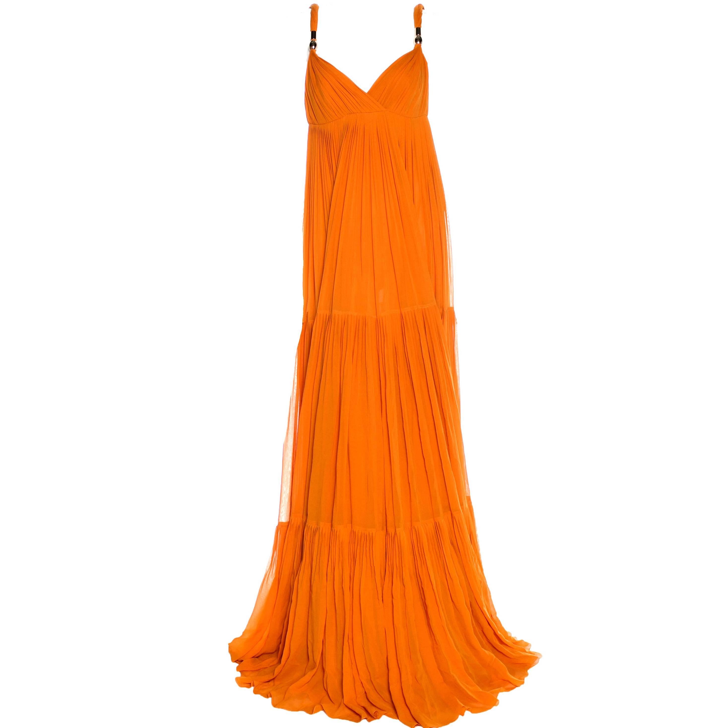 Blake's Stunning Gucci Plissee Evening Gown Dress