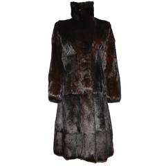 A very rare Gucci by Tom Ford Fall 2004 Fur Coat Final Collection 9