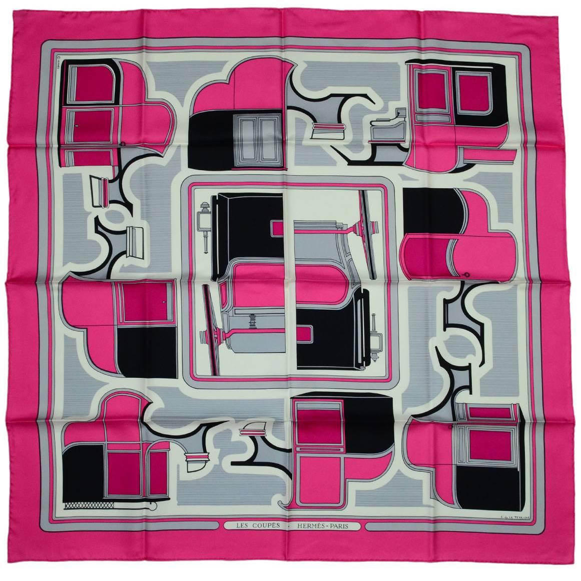 Hermes Les Coupes 90cm Silk Scarf NEW