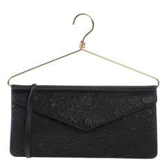 Moschino NEW & SOLD OUT Black Leather 'MOSCHINO' Hanger Top Handle Shoulder Bag