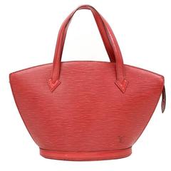 Vintage Louis Vuitton Saint Jacques PM Red Epi Leather Hand Bag