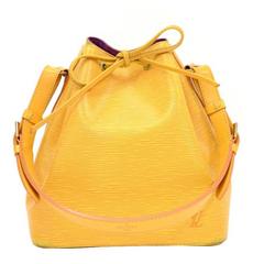 Louis Vuitton Petit Noe Yellow Epi Leather Shoulder Bag