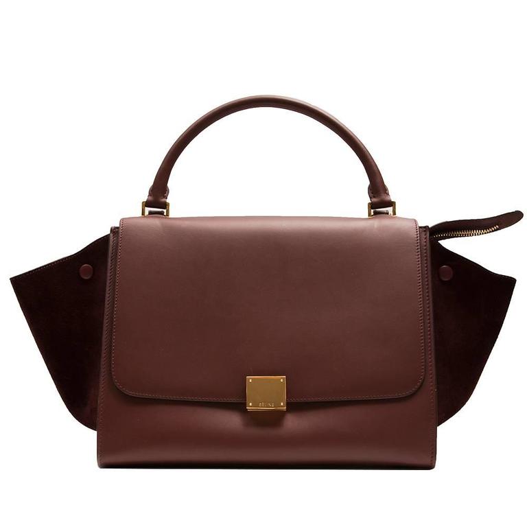 Céline Brown Trapeze Bag