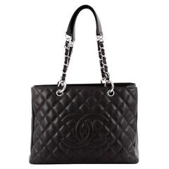 Chanel Grand Shopping Tote Quilted Caviar