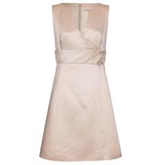 1960s I. Magnin Cream Silk Dress 8