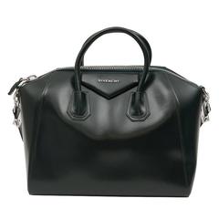 Givenchy Antigona Medium Calfskin Duffle Shoulder Bag, Green