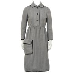 1960's Geoffrey Beene Herring Bone Dress 4