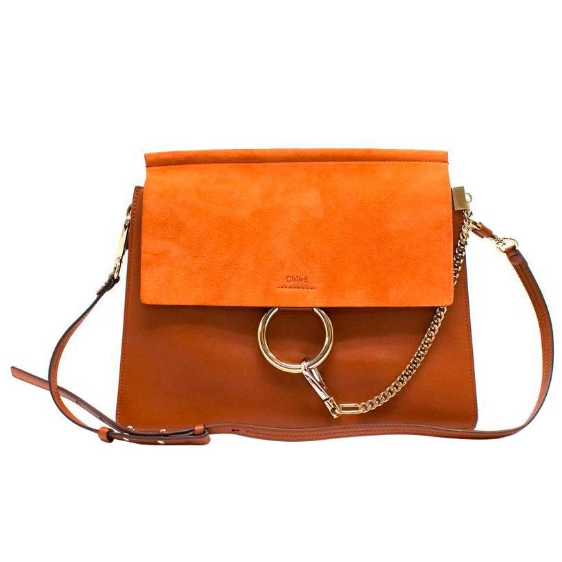 chloe faye bag tan