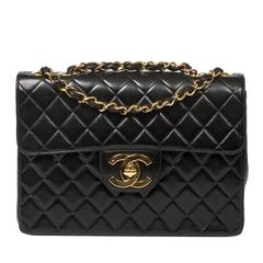 Chanel Jumbo in black quilted lambskin