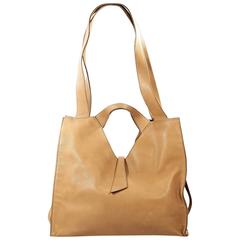 Tan Suarez Leather Satchel