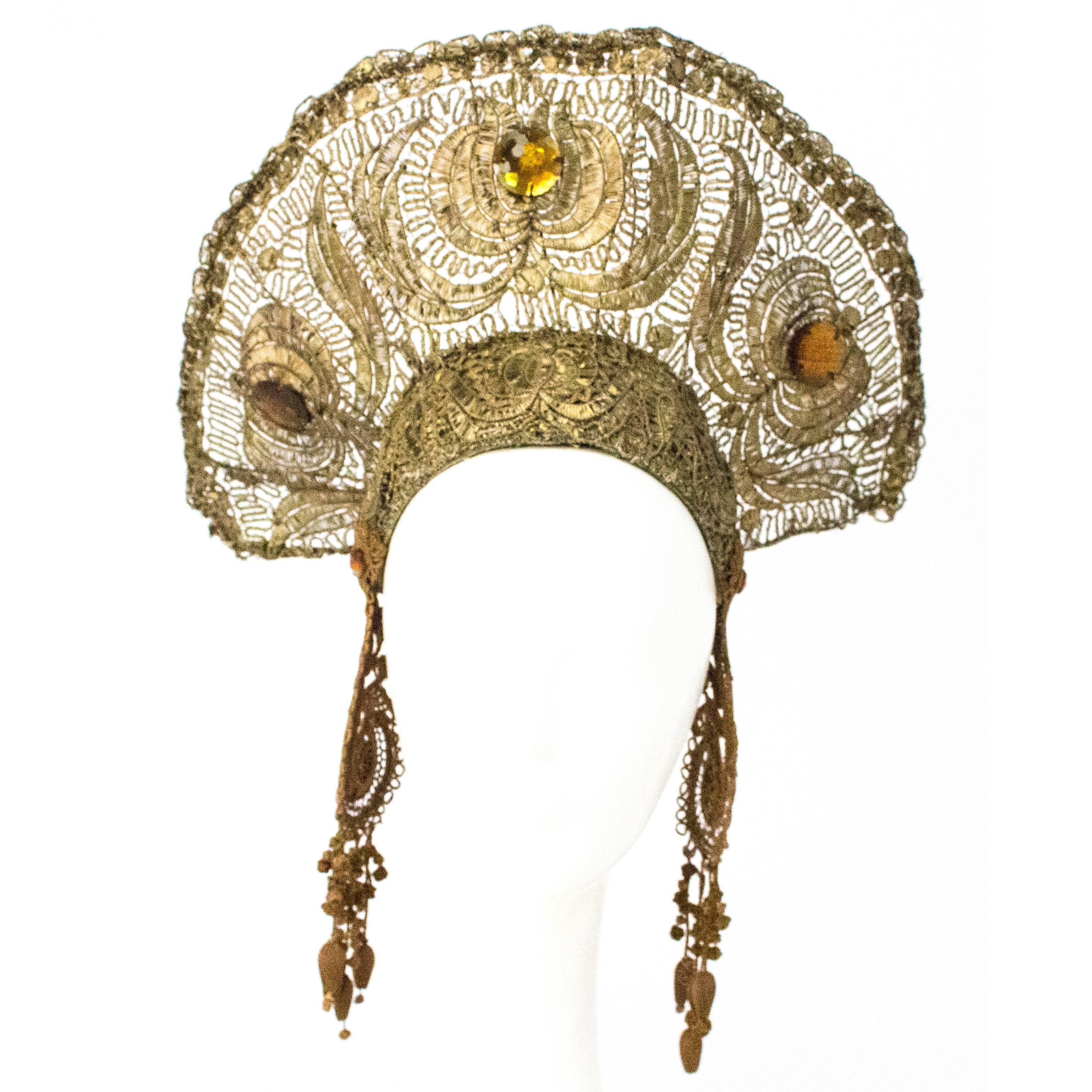 Edwardian Gold Headpiece