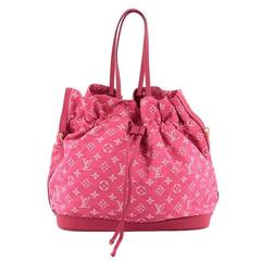 Sold at Auction: Louis Vuitton, Pink Louis Vuitton Monogram Denim bag