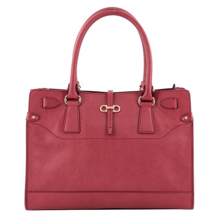 Designers Salvatore Ferragamo Textured Tote Bag For Women On Sale Designers Salvatore Ferragamo Textured Tote Bag For Women On Sale