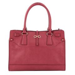 Salvatore Ferragamo Briana Tote Saffiano Leather Small