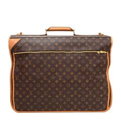 Retro Louis Vuitton Monogram Canvas Portable Cabinet Garment Suite Travel Bag