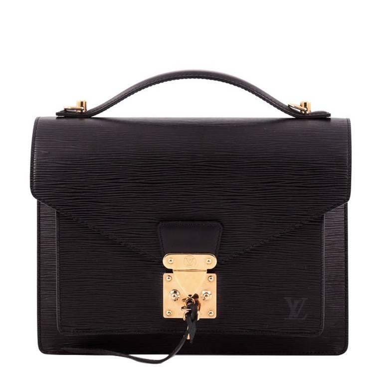 Louis Vuitton Monceau Briefcase Epi Leather