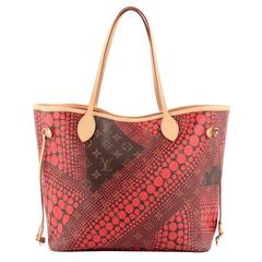 Louis Vuitton Neverfull Tote Limited Edition Monogram Canvas Kusama Waves