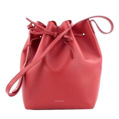 Used Mansur Gavriel Bucket Bag Leather Large