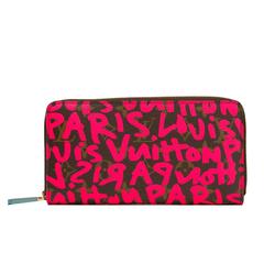 Louis Vuitton Stephen Sprouse Graffiti Fuchsia Zippy Wallet