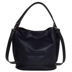 Longchamp Navy Leather 3D Bucket Bag w/ Crossbody Strap rt. $595