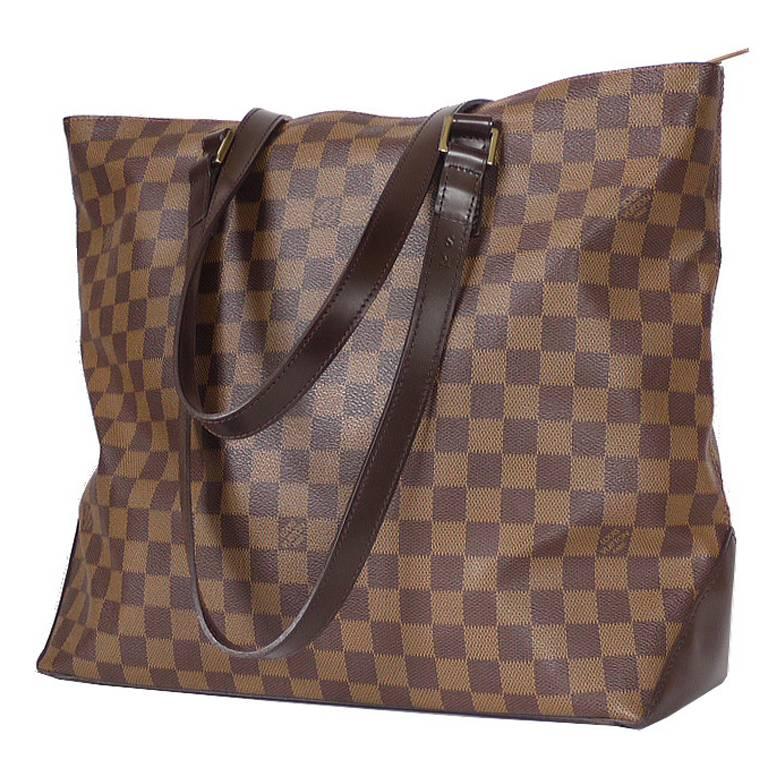 Louis Vuitton Damier Cabas Mezzo Shopping Tote Bag Special Order