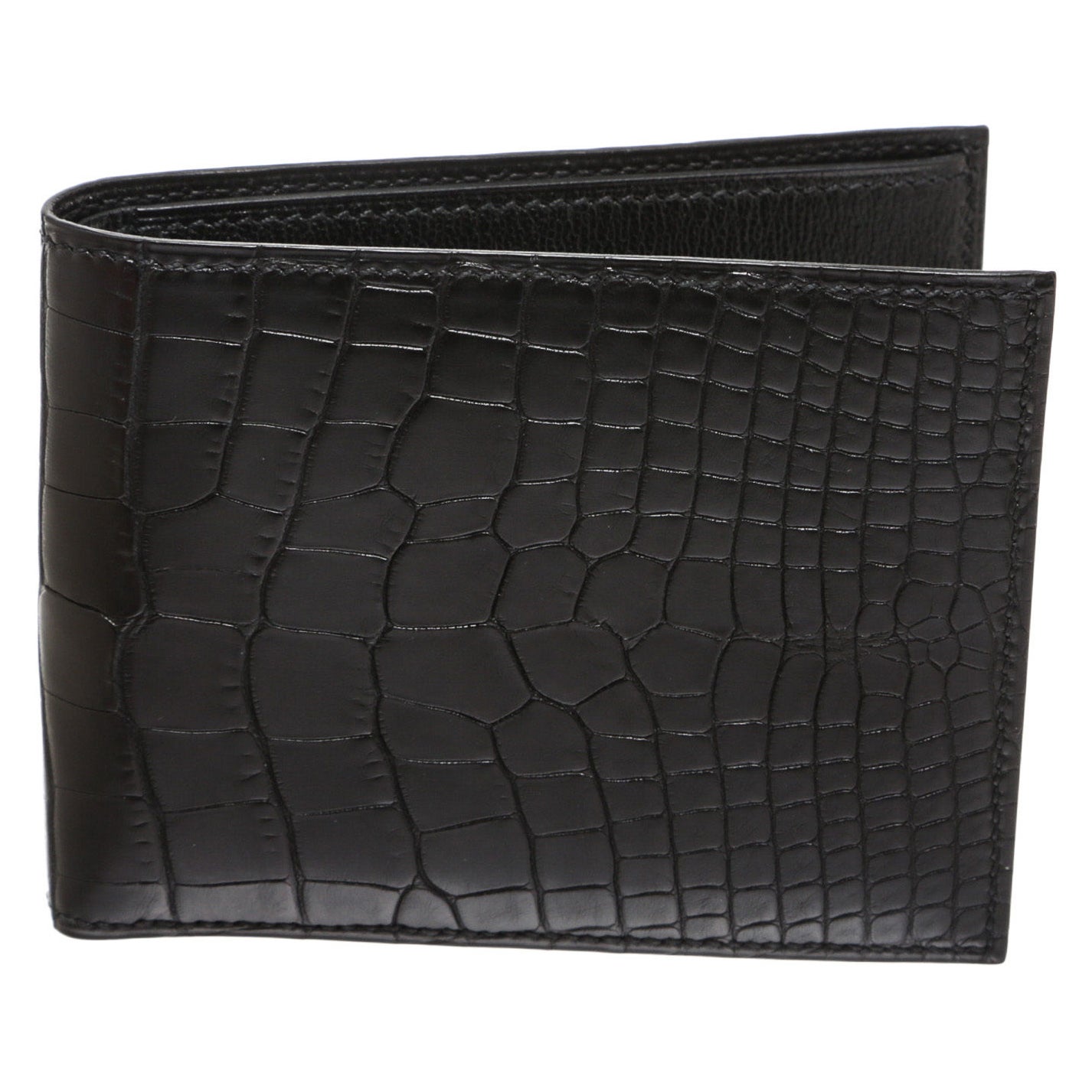 HIMALAYAN GENUINE ALLIGATOR CROCODILE LEATHER BIFOLD WALLET CARD MONEY CLIP  MEN