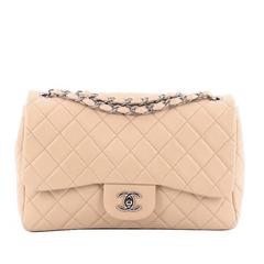 Chanel Classic Single Flap Bag Quilted Lambskin Jumbo