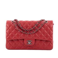 Chanel Classic Double Flap Bag Quilted Lambskin Medium