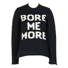 2013 Tricot COMME des GARCONS "BORE ME MORE" Wool Sweater
