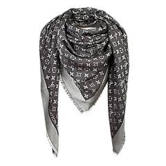 MONOGRAM DENIM SHAWL BLACK (M71378) – REDELUXE