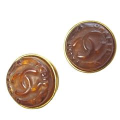 Chanel Poured Glass CC Earrings 1999 - sale 2