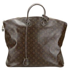 Used 2010s Louis Vuitton Brown Classic Monogram Coated Canvas Fetish Lockit Voyage