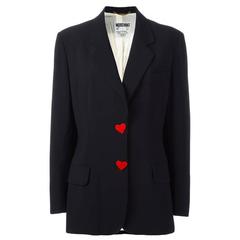 Vintage Moschino Couture Ace of Hearts Blazer