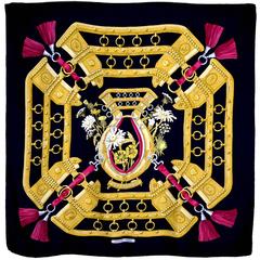 Hermes Silk "Aux Champs" Scarf