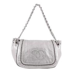 Chanel Luxe Ligne Accordion Handbag Leather
