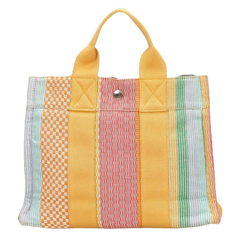 Hermes Rainbow Fourre Tout PM Tote Bag For Sale at 1stdibs