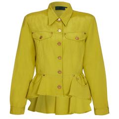 1990s Lime Green Jean Paul Gaultier ‘Junior’ Jacket 