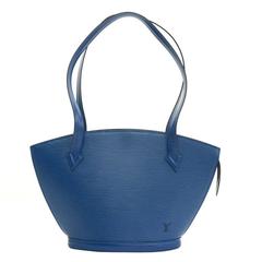 Louis Vuitton Blue Epi Leather Saint Jacques PM Shoulder Bag
