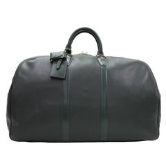 Louis Vuitton Kendall GM Green Taiga Leather Kendall Travel Handbag