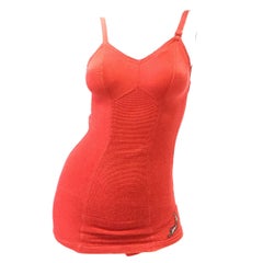 Jantzen Red One Piece Swimsuit, 1930s