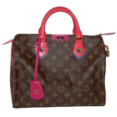 Louis Vuitton Speedy Totem Flamingo Handbag