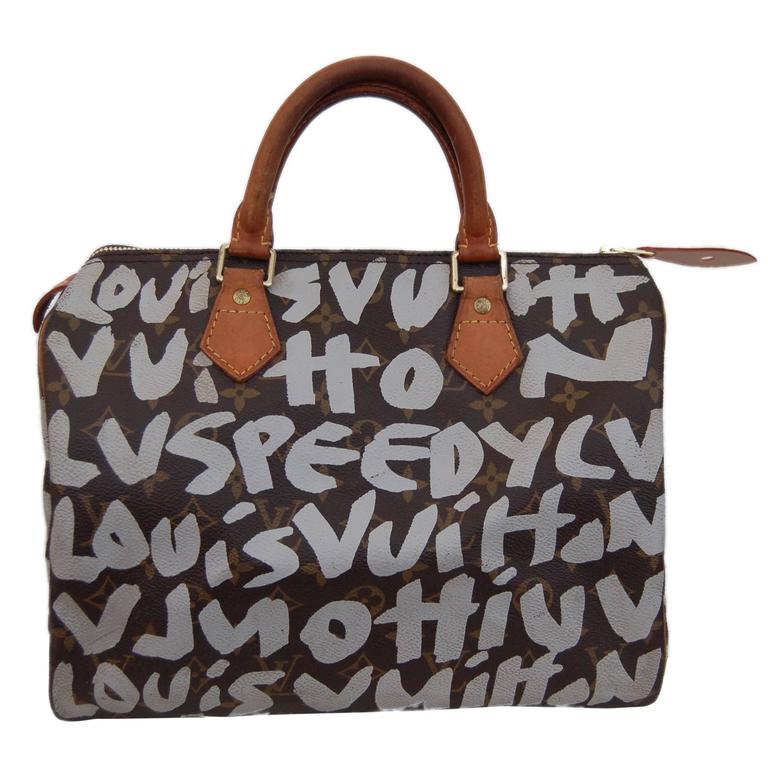 Louis Vuitton Speedy Graffiti Handbag at 1stDibs