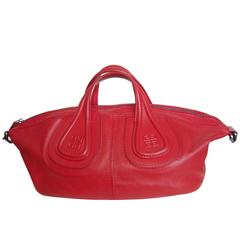 Givenchy Nightingale Red Leather Handbag