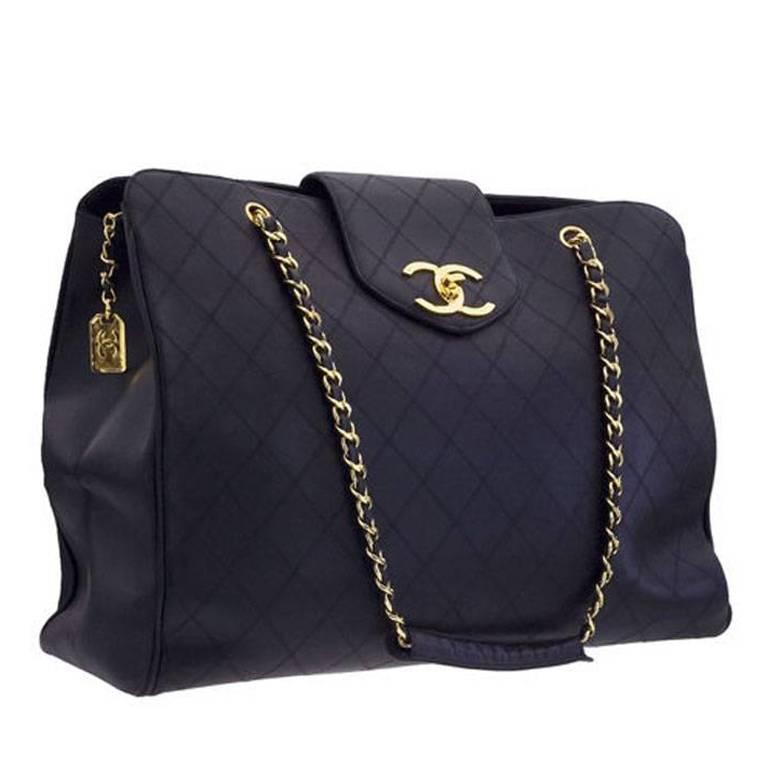 Chanel Quilted Overnight Bag