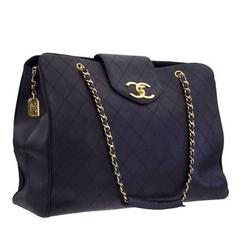 Vintage Chanel Quilted Overnight Bag