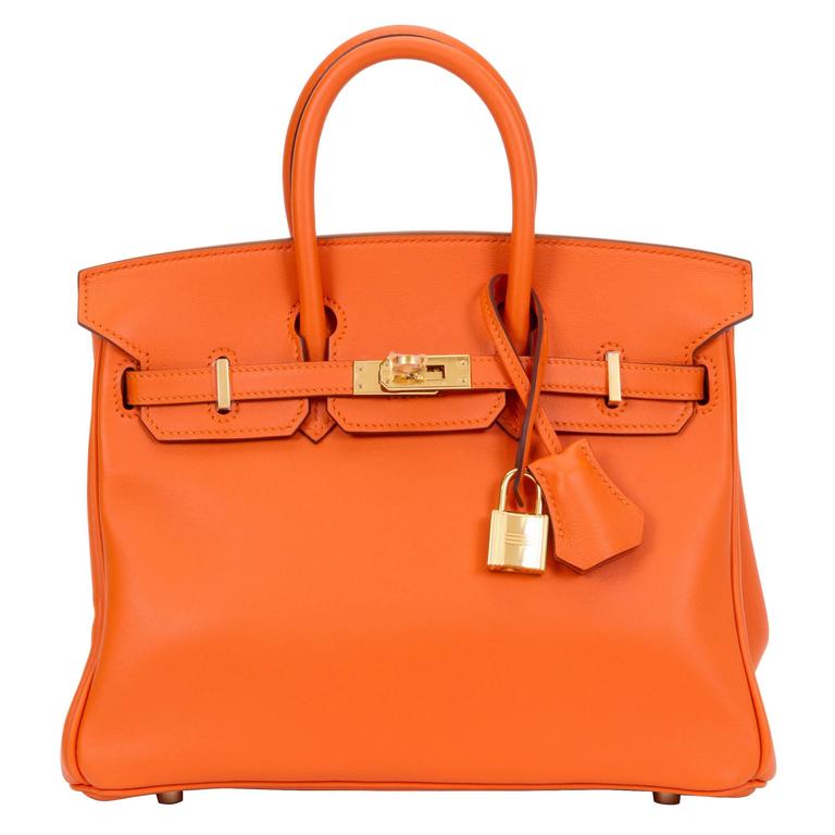 orange birkin bag