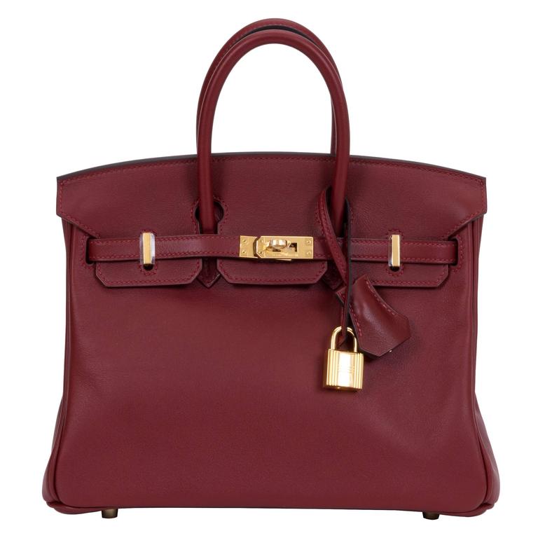 New in Box Hermes Birkin 25 Rare Rouge H Swift Bag at 1stDibs rouge h birkin, birkin rouge h